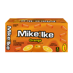 Mike & Ike Orange 3/99cents Pre-priced .078oz 24ct